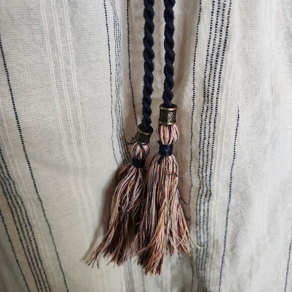 Knox Rose Boho Embroidered Prairie Midi Dress Cottagecore Small Peasant Prairie - Picture 9 of 10